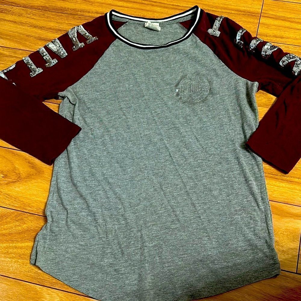 Pink bling tee